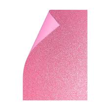 GOMA EVA GLITTER 60X40 ROSA CLARO