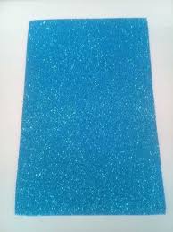 GOMA EVA GLITTER 60X40 TURQUESA
