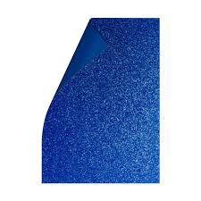 GOMA EVA GLITTER 60X40 AZUL MARINO