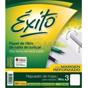 REPUESTO EXITO N3 24 HJ CUADRICULADA